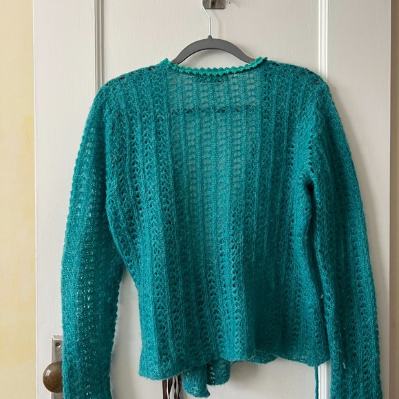 Oilily Mohair Wrap Sweater (L) - Picture 4 of 5